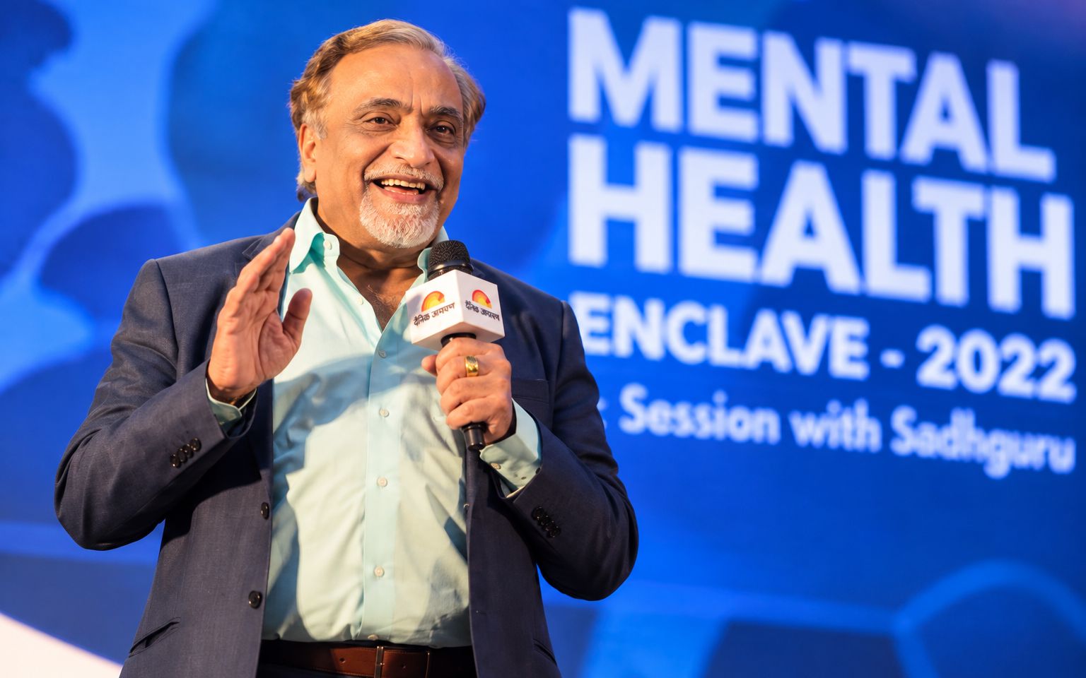 Dr. Desai speaking at the Mental Health Enclave 2022
